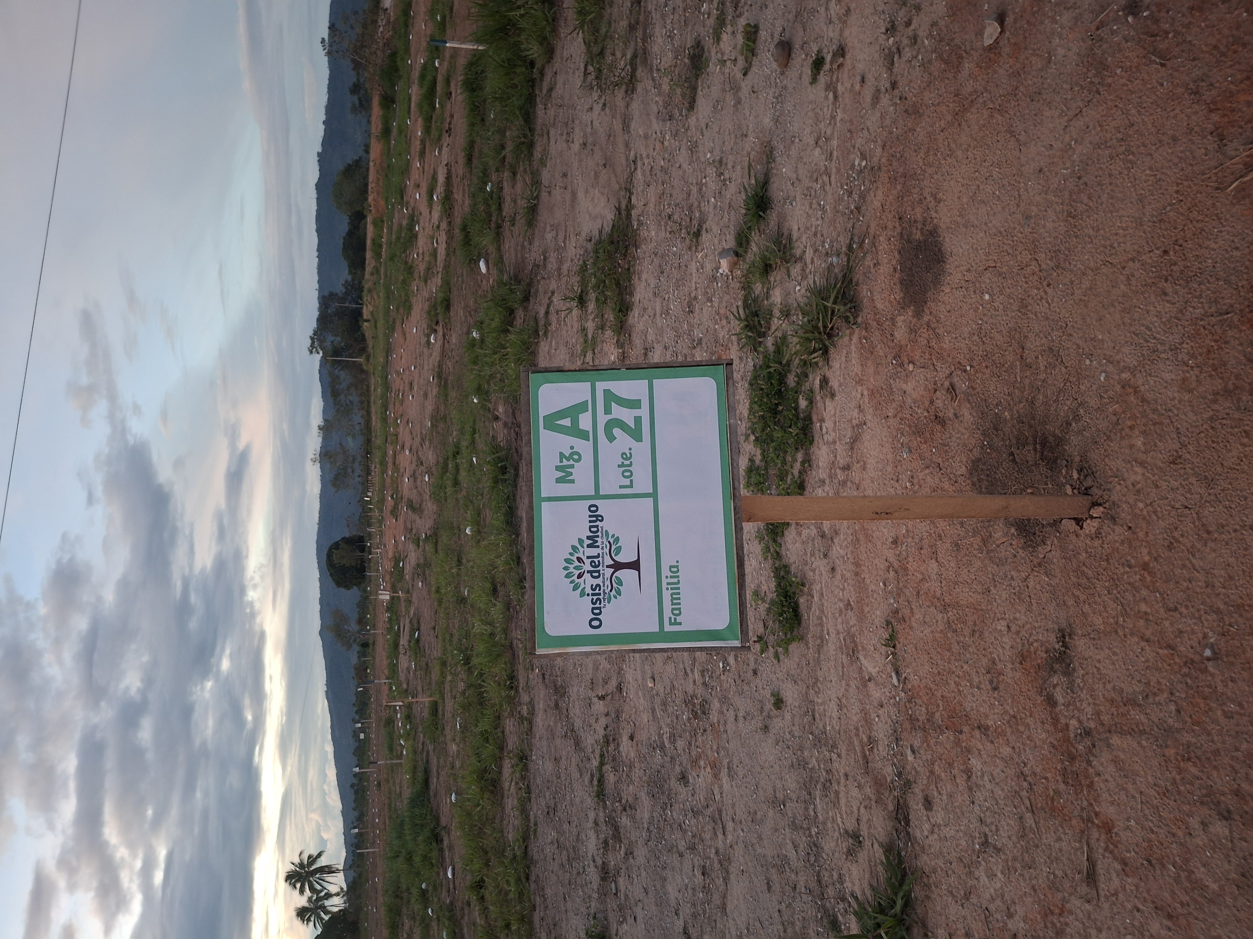 OASIS DEL MAYO Mz. A Lt. 27