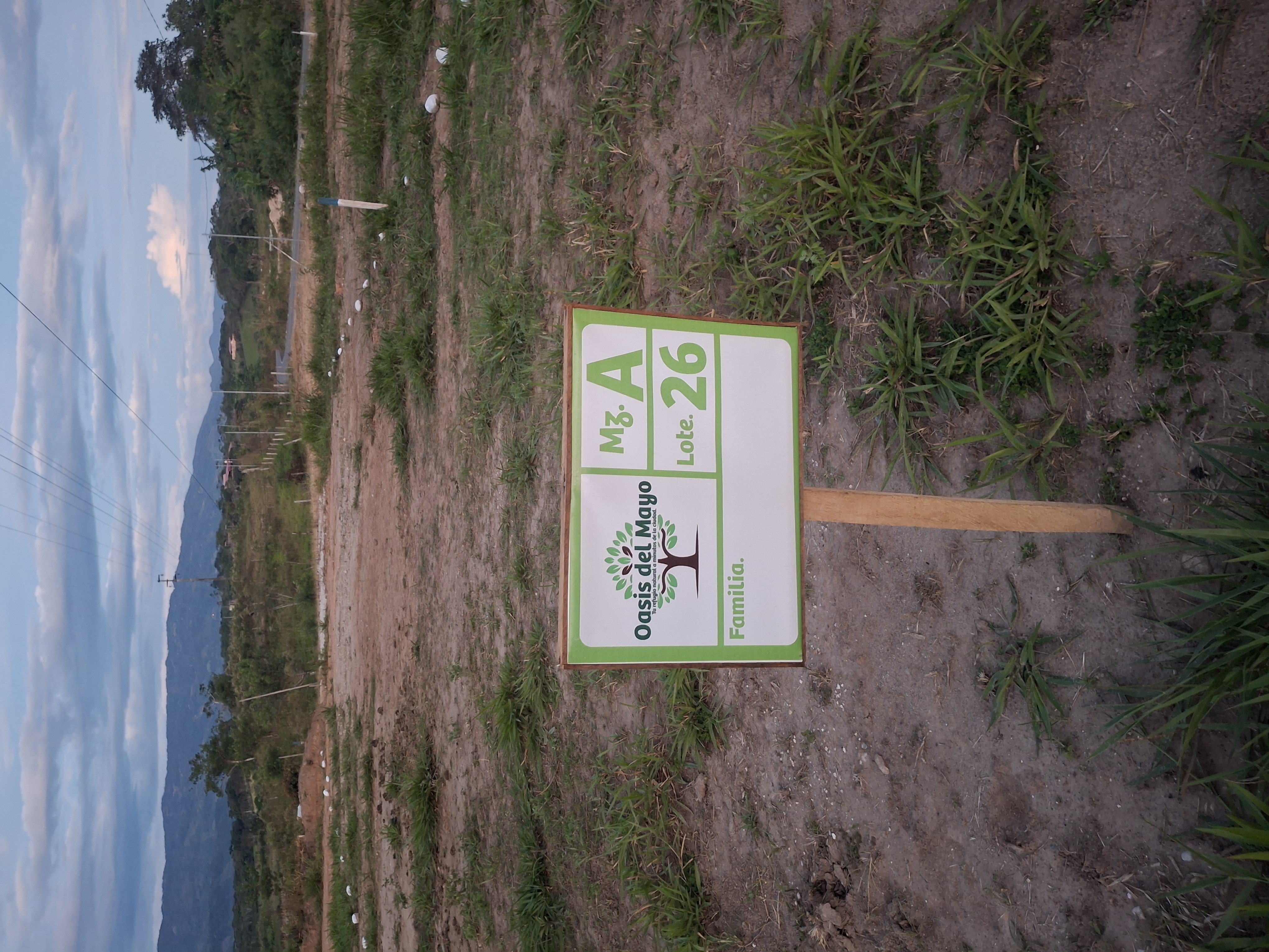 OASIS DEL MAYO Mz. A Lt. 26